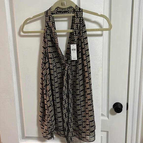 Banana Republic Tops - Banana Republic Black and Tan top.